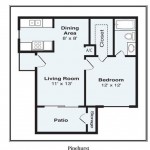 Advenir at Town Centre Apartment Floor Plan