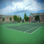 Valley Creek Apartments Tennis Court