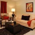 Meridian Pointe Apartment Living Room